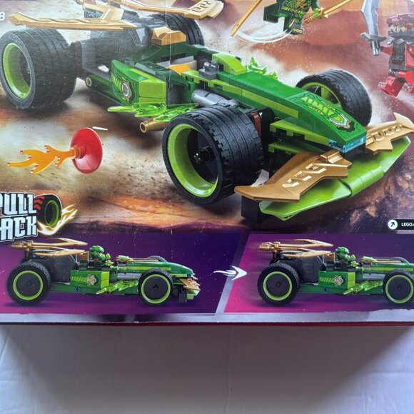 NEW LEGO NINJAGO Lloyd's Pull-Back Race Car Building Toy for Pretend Play Set - Picture 9 of 10